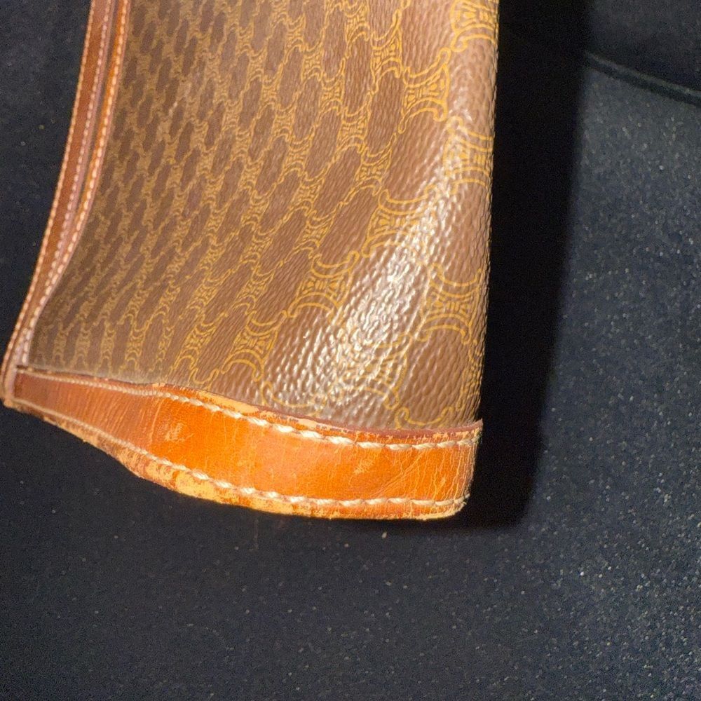 Celine Brown Leather wristlet - Picture 8 of 9